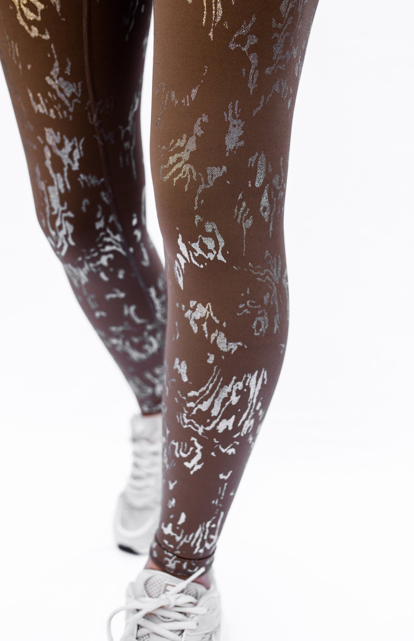 Women's A4Y Sport Chic Beige Set | Leggings and Top