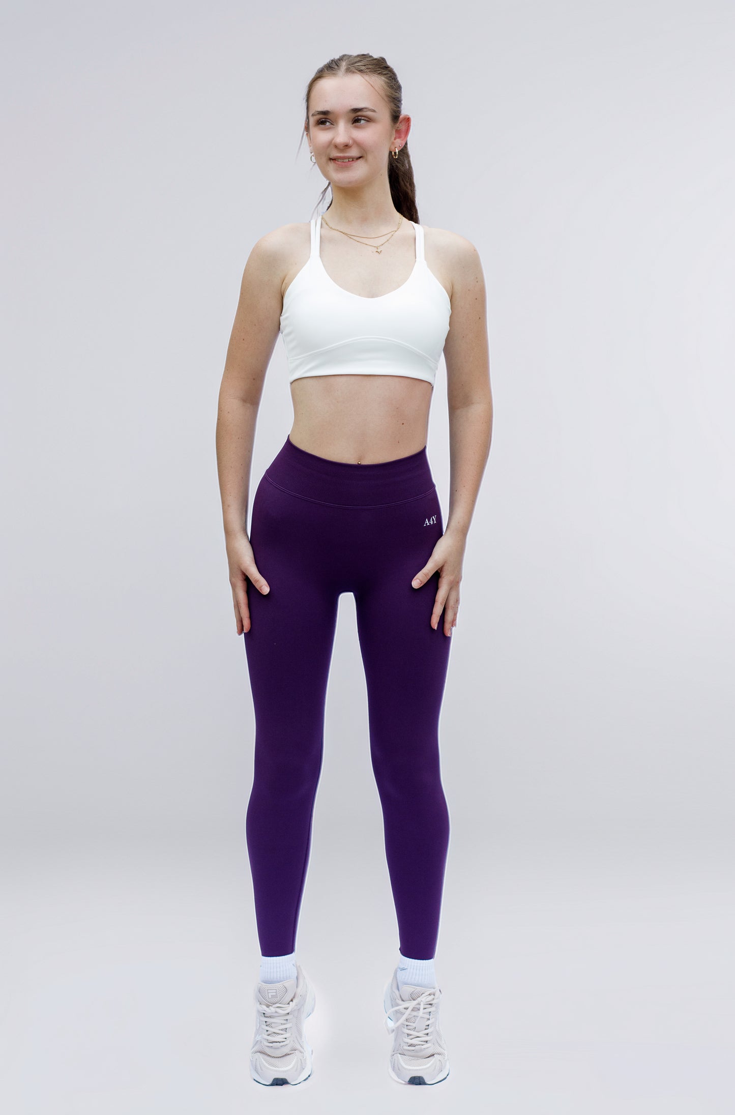 Beige Seamless Sculpting Leggings