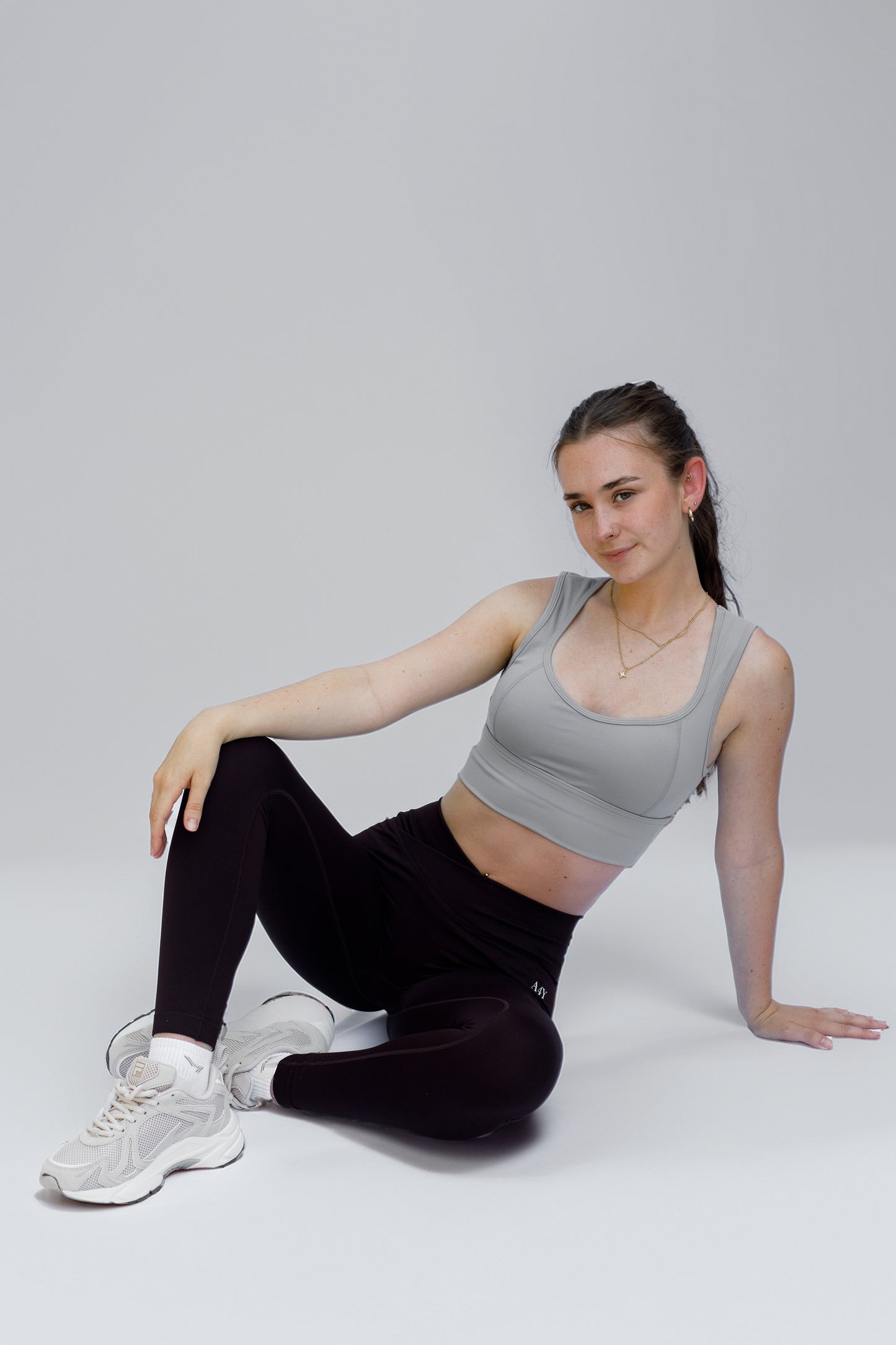Chocolate Brown V-Waist Seamless Leggings