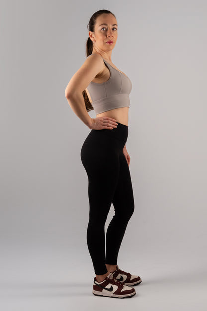 Black Seamless Sculpting Leggings